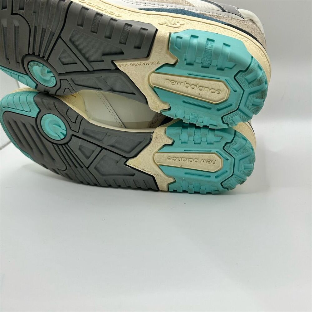 New Balance 550 Sea Salt Yellow Cream Low Top Sneakers Size 6 Women's - Picture 9 of 10